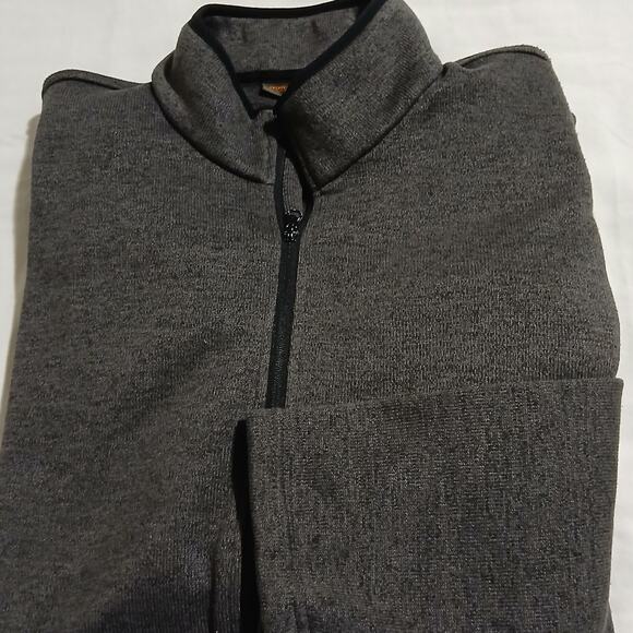 Northwest Territory Men's 3XLT Full-Zip Grey Polar Fleece Jacket Sleeve-Pocket - Picture 1 of 14